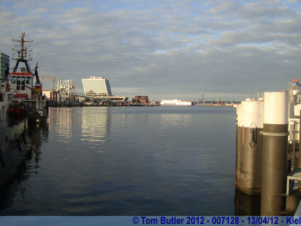 Photo ID: 007128, Looking down the harbour, Kiel, Germany