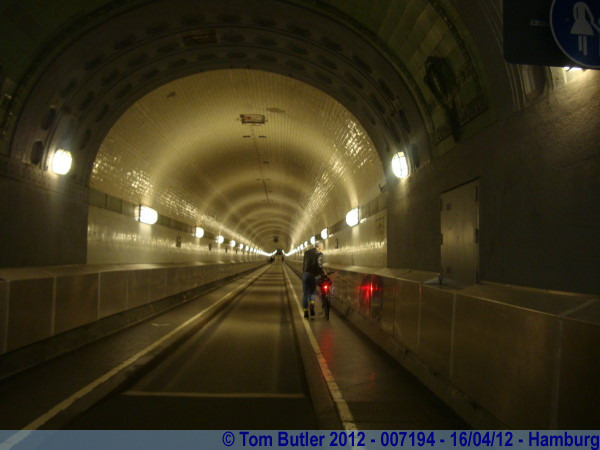 Photo ID: 007194, Inside the old Elbe Tunnel, Hamburg, Germany