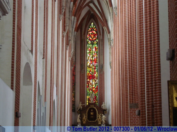 Photo ID: 007300, Stained glass in Our Lady, Wroclaw, Poland