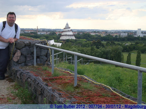 Photo ID: 007704, Standing on a landscaped garbage mountain, Magdeburg, Germany