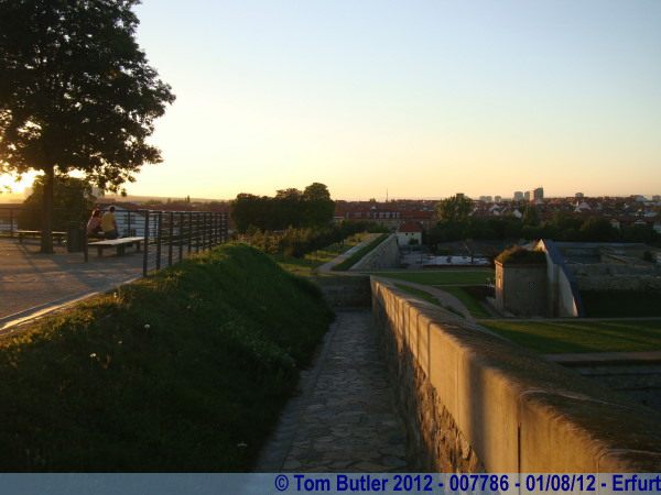 Photo ID: 007786, In the fortress at sunset, Erfurt, Germany