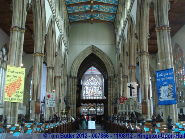 Photo ID: 007866, Inside Holy Trinity, Kingston-Upon-Hull, England