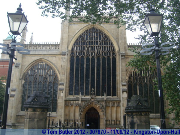 Photo ID: 007870, The front of Holy Trinity Church, Kingston-Upon-Hull, England