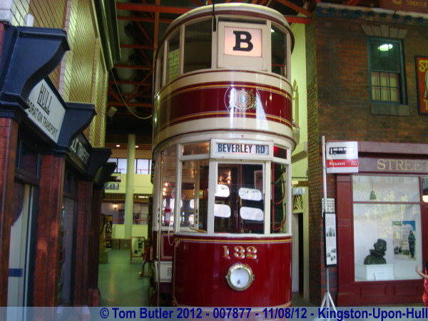 Photo ID: 007877, A tram in the streetlife museum, Kingston-Upon-Hull, England