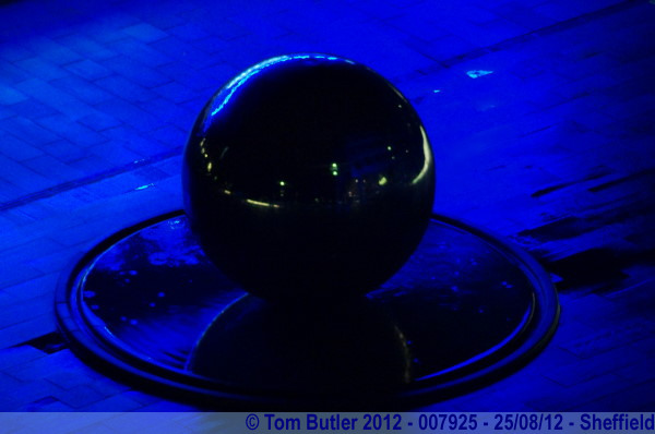 Photo ID: 007925, Ball bearings at night, Sheffield, England