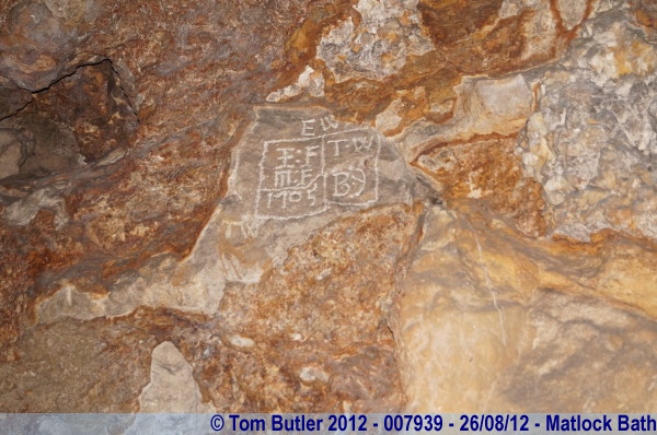 Photo ID: 007939, Miners graffiti, Matlock Bath, England