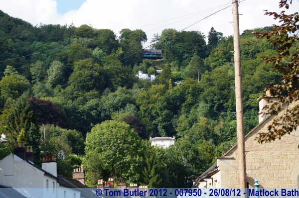 Photo ID: 007950, Looking back up to the Heights of Abraham, Matlock Bath, England