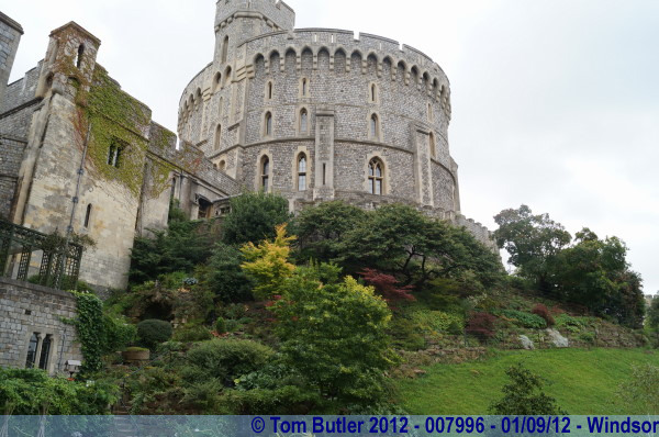 Photo ID: 007996, The Round Tower and garden, Windsor, England