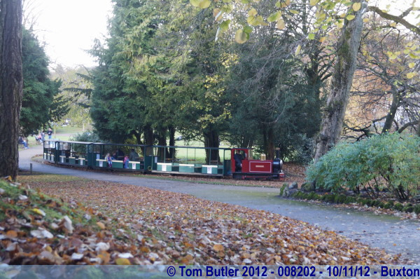 Photo ID: 008202, The Gardens train sets off, Buxton, England