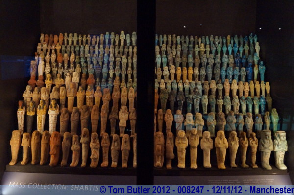 Photo ID: 008247, A large number of Shabtis, Manchester, England