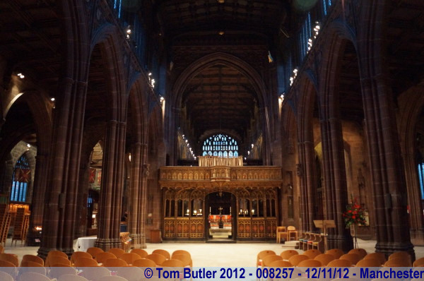 Photo ID: 008257, Looking towards the Choir, Manchester, England