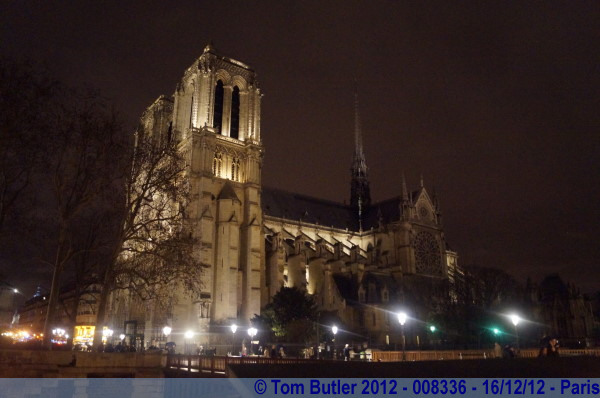 Photo ID: 008336, Notre-Dame seen from the left bank, Paris, France