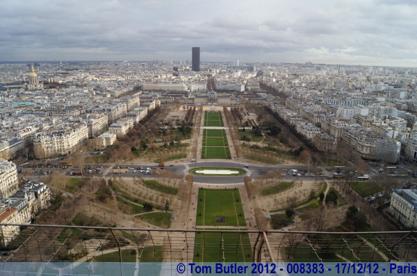 Photo ID: 008383, Looking down on the Champ de Mars, Paris, France