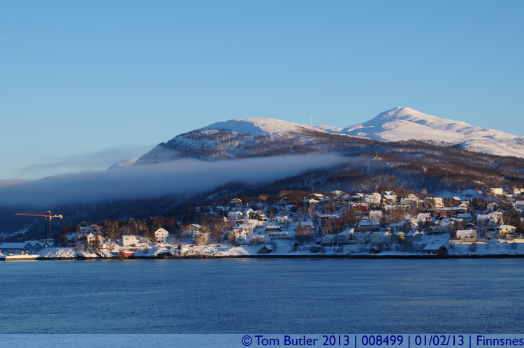 Photo ID: 008499, Cloud floats round the mountains, Finnsnes, Norway