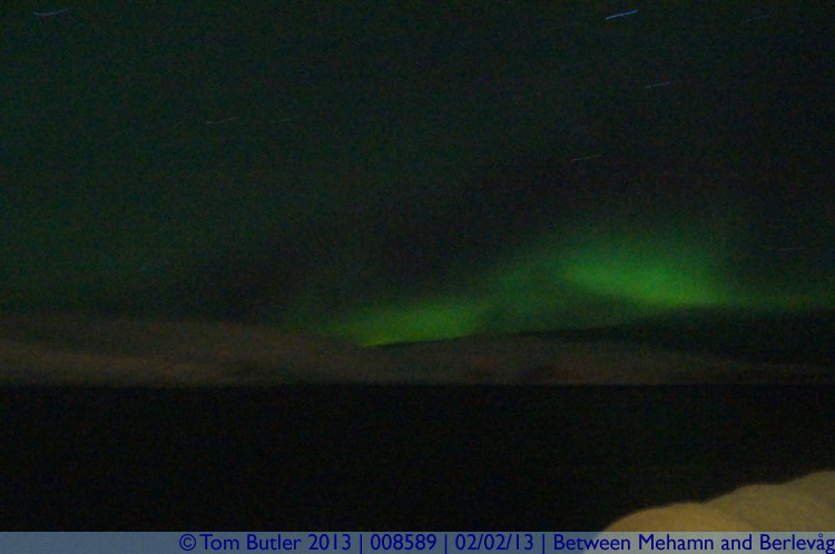 Photo ID: 008589, A deepening glow, On the Hurtigruten between Mehamn and Berlevg, Norway
