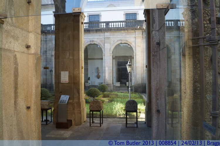 Photo ID: 008854, Looking into the courtyard of the Cathedral, Braga, Portugal