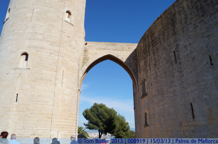 Photo ID: 008919, The tower and bridge, Palma de Mallorca, Spain