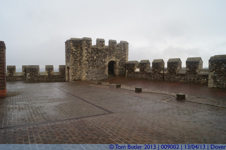 Photo ID: 009002, On the roof of the keep, Dover, England