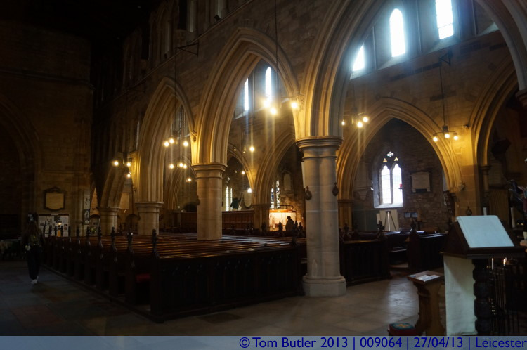 Photo ID: 009064, Inside St Mary de Castro, Leicester, England