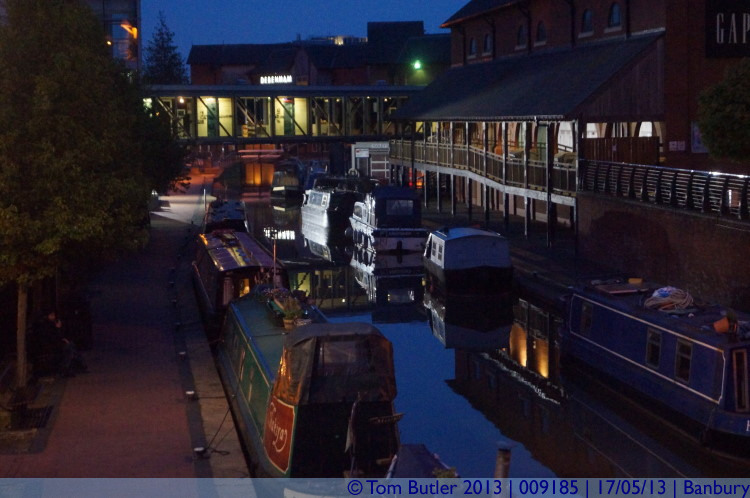 Photo ID: 009185, The Canal at night, Banbury, England