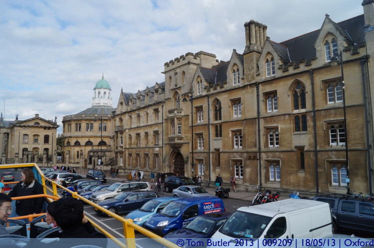 Photo ID: 009209, Exeter College and the Sheldonian, Oxford, England