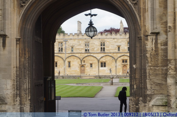 Photo ID: 009212, Looking across Christchurch Quad, Oxford, England