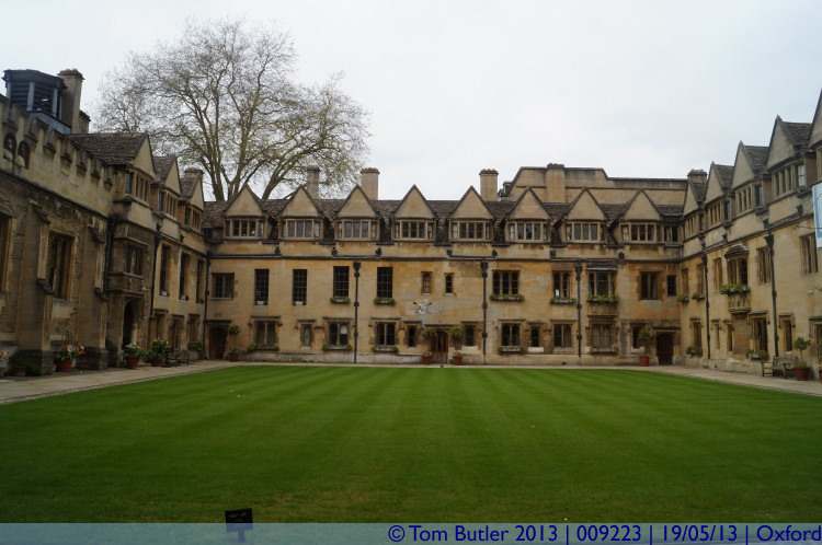 Photo ID: 009223, Brasenose College Quad, Oxford, England
