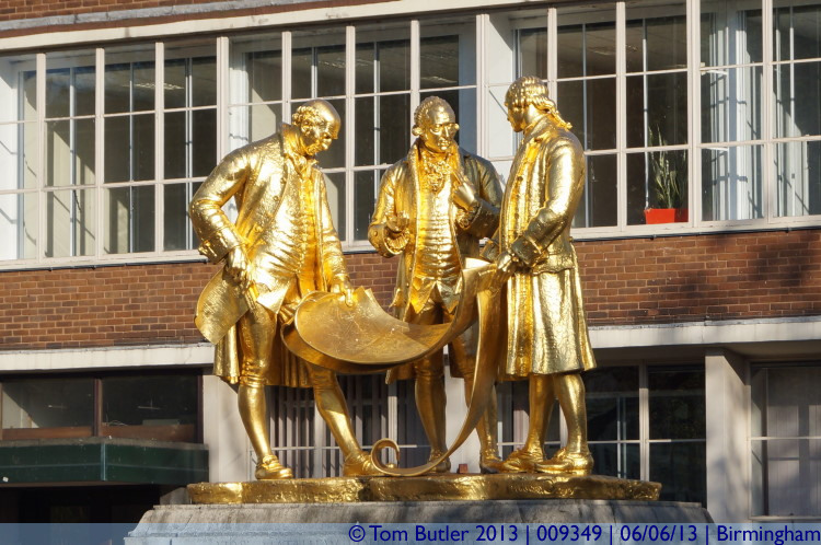 Photo ID: 009349, The Golden Boys of Birmingham, Birmingham, England