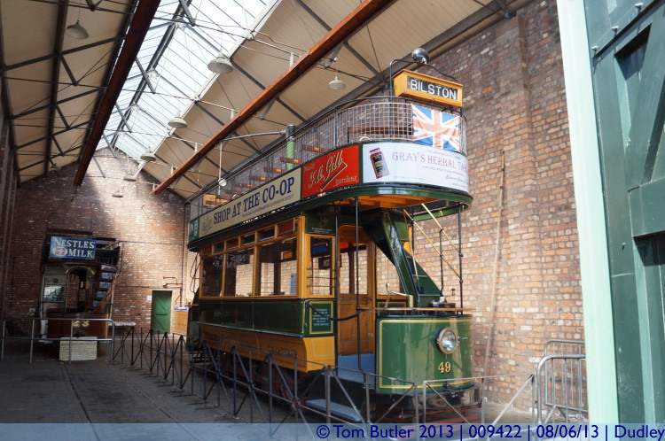 Photo ID: 009422, Two museum trams, Dudley, England