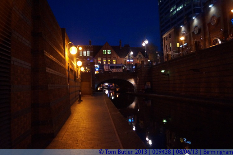 Photo ID: 009438, The Broad Street Tunnel at night, Birmingham, England