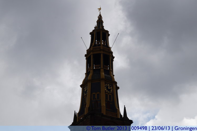 Photo ID: 009498, Spire of the Aa-Kerk, Groningen, Netherlands