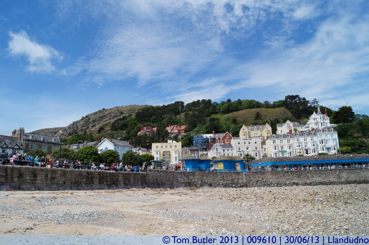 Photo ID: 009610, The Great Orme from the beach, Llandudno, Wales