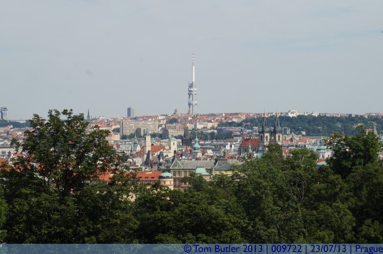 Photo ID: 009722, View from the castle gardens, Prague, Czechia