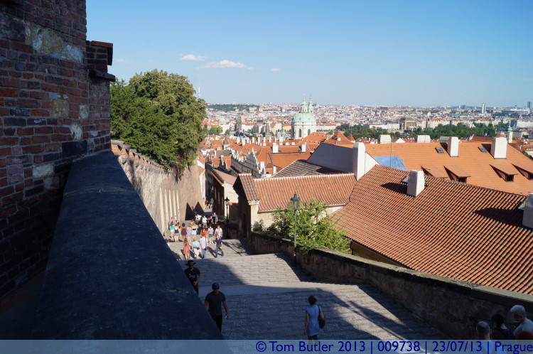Photo ID: 009738, Castle steps, Prague, Czechia