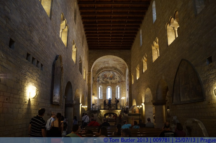 Photo ID: 009781, Inside the Basilica of St George, Prague, Czechia