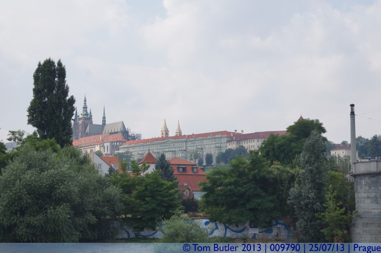 Photo ID: 009790, Castle from the Vltava, Prague, Czechia