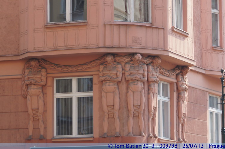 Photo ID: 009798, Buildings in the Jewish Quarter, Prague, Czechia