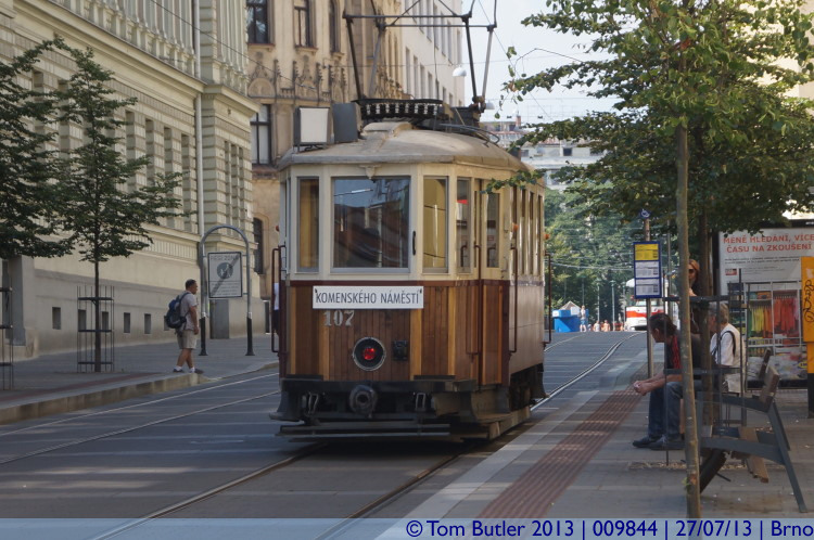 Photo ID: 009844, An Old tram, Brno, Czechia