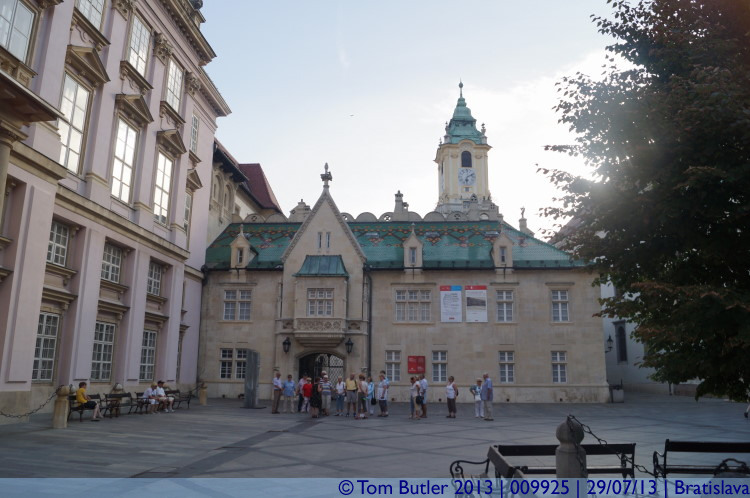 Photo ID: 009925, Rear of the Town Hall, Bratislava, Slovakia