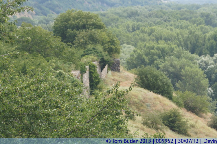 Photo ID: 009952, Walls of the castle, Devin, Slovakia