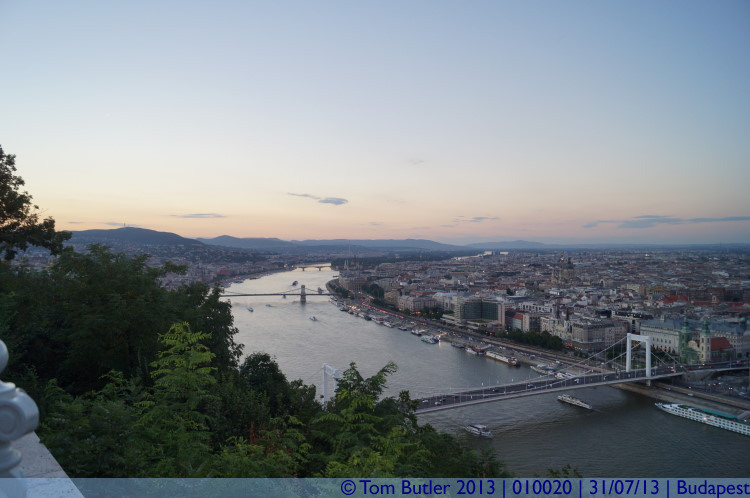 Photo ID: 010020, View from the Citadella, Budapest, Hungary