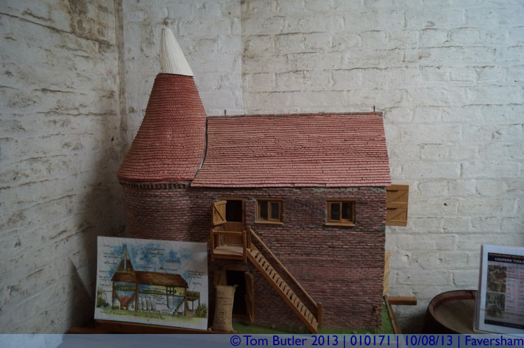 Photo ID: 010171, Model of an Oast House, Faversham, England