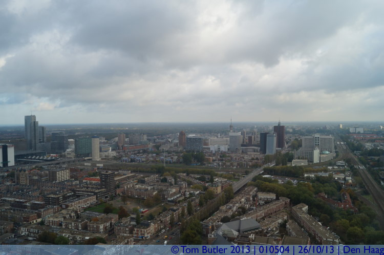 Photo ID: 010504, View from the top of the tower, Den Haag, Netherlands