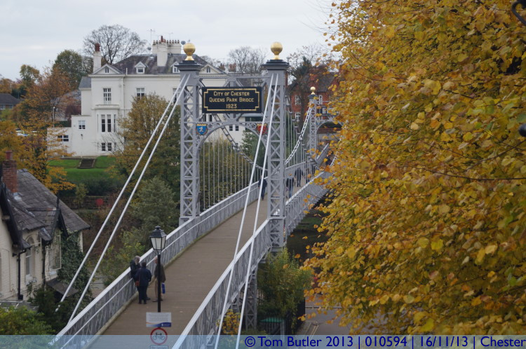 Photo ID: 010594, The Queens Park Bridge, Chester, England