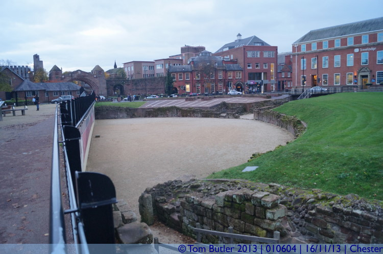 Photo ID: 010604, Looking across the arena, Chester, England