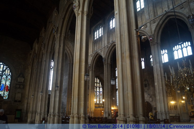 Photo ID: 010981, Inside the church, Cirencester, England
