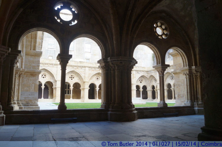 Photo ID: 011027, Old Cathedral cloister, Coimbra, Portugal
