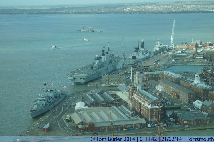 Photo ID: 011142, Busy dockyard, Portsmouth, England