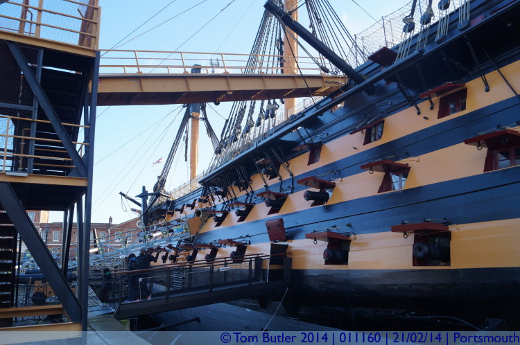 Photo ID: 011160, HMS Victory, Portsmouth, England