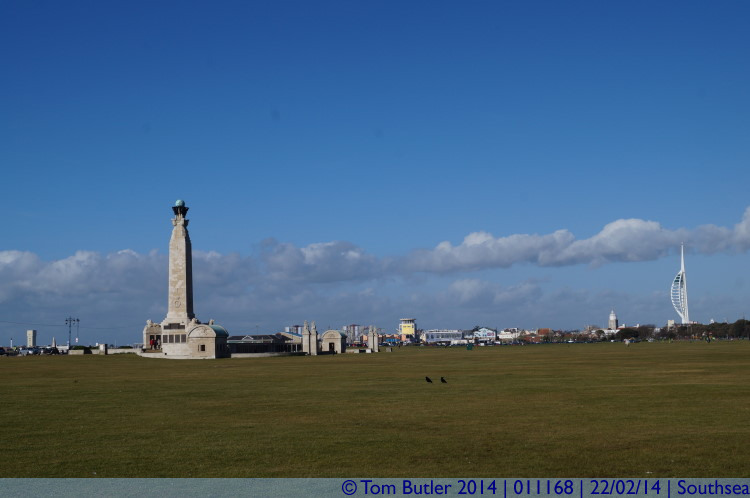 Photo ID: 011168, Naval memorial and Spinnaker, Southsea, England